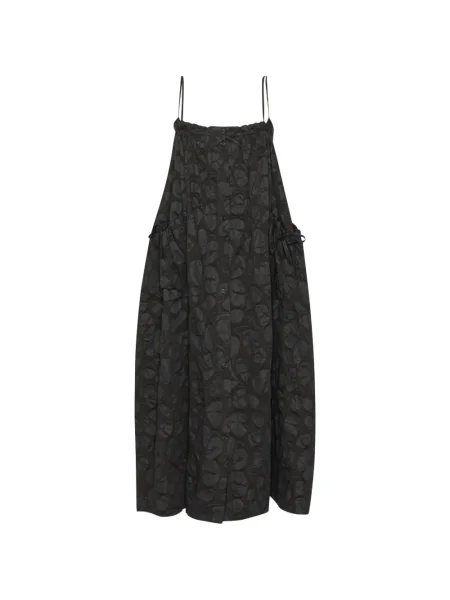 Rochie midi Henrik Vibskov până la genunchi de costum negru