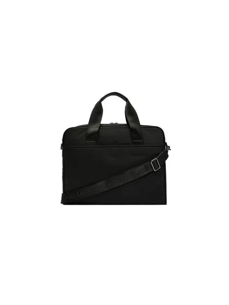 Torba za laptop KARL LAGERFELD crna