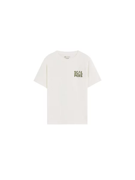 Scalpers Tricou funcțional lână alb
