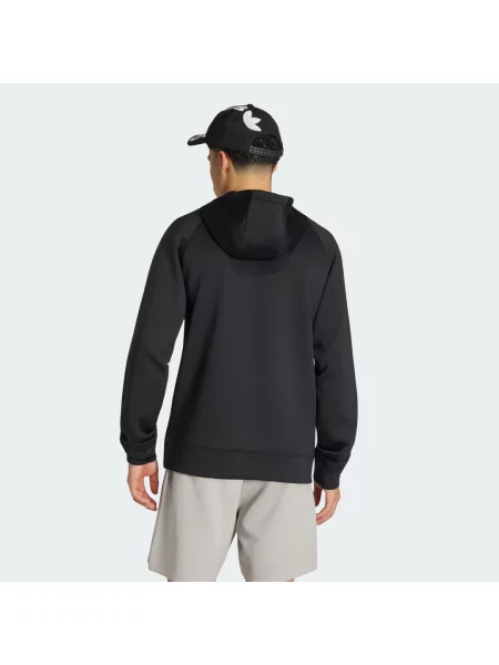 MIKINA SKAPUCÍ TREFOIL ESSENTIALS SPACER černá