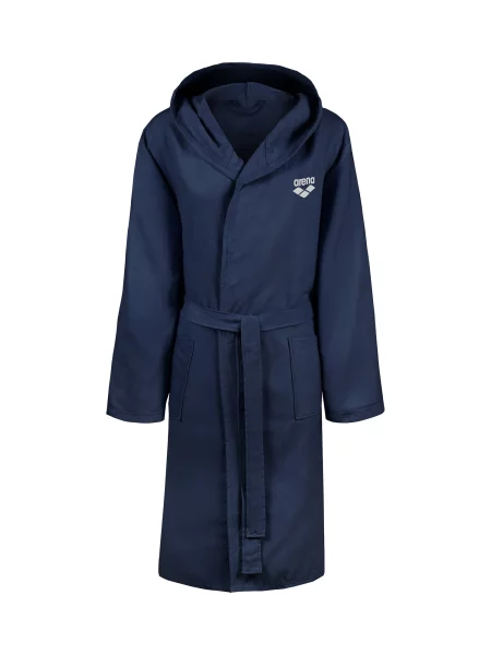 ARENA Športen kopalni plašč COMPACT MICROFIBER temno modra bela