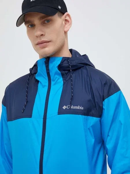 Яке Columbia с преходна изолация синьо