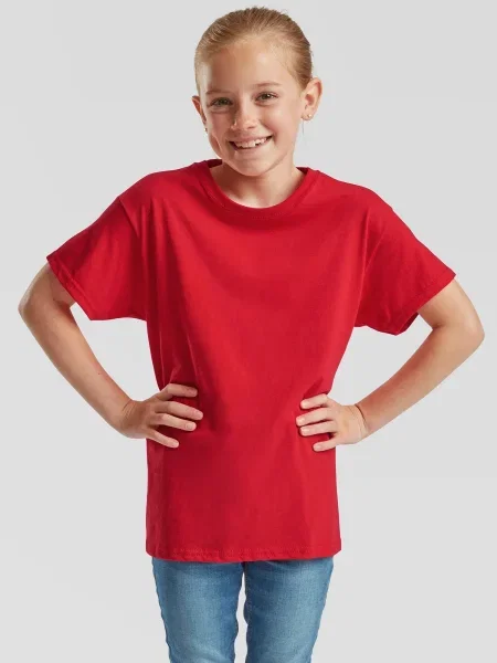 Tricou copii Fruit Of The Loom roșu