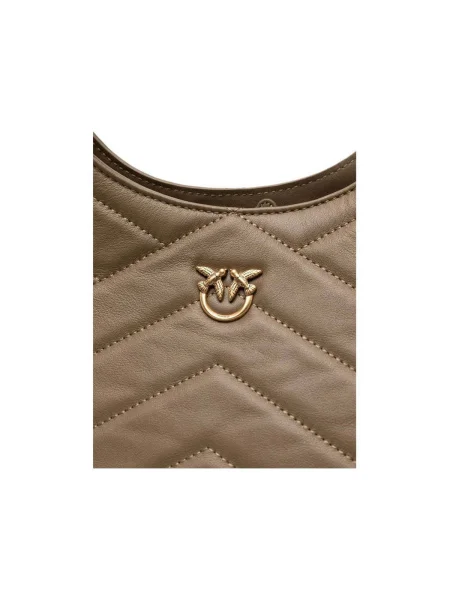 PINKO Kabelka Tote Bag PE 25 PLTT Zelená hnedá