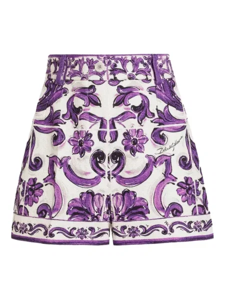 Pantaloni scurți Dolce & Gabbana cu imagine alb
