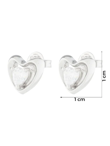 GUESS Cercei argintiu / transparent