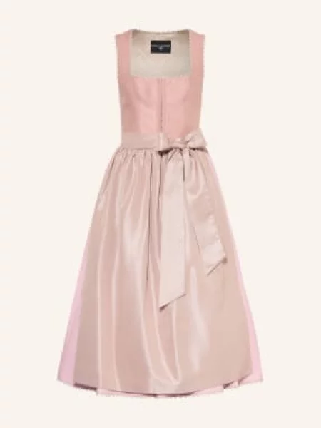 Kinga Mathe Sukienka Z Lnu Korfu rosa różowa