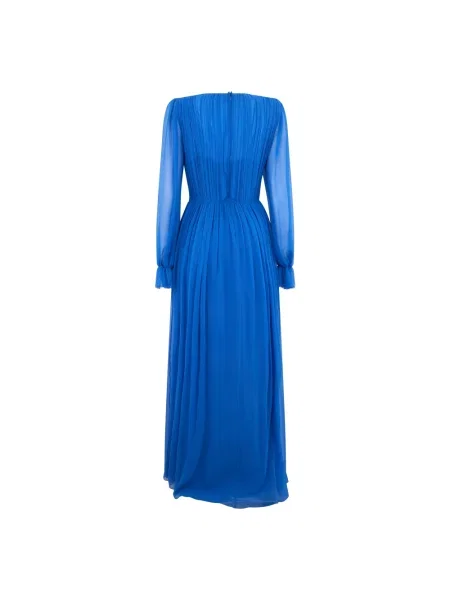 Sukienka Alberta Ferretti niebieska