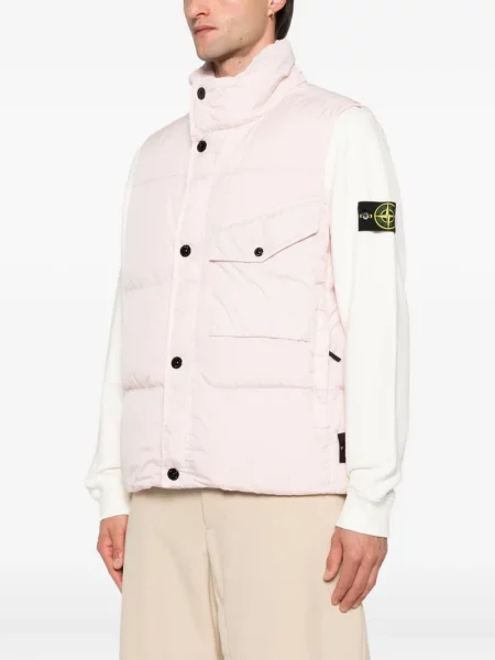 Vestă Stone Island cu strasuri roz