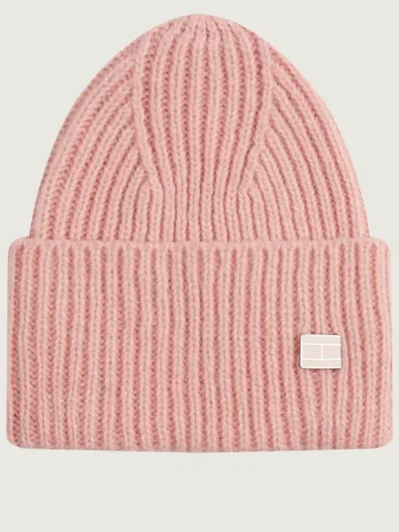 Căciulă Tommy Hilfiger Elevated Heritage roz