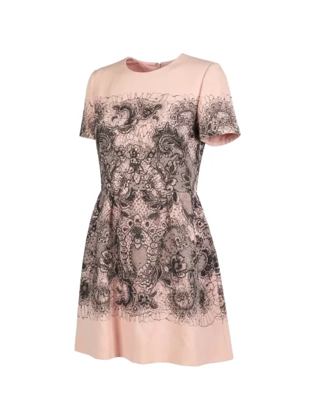 Rochie mini Valentino Garavani din dantelă roz