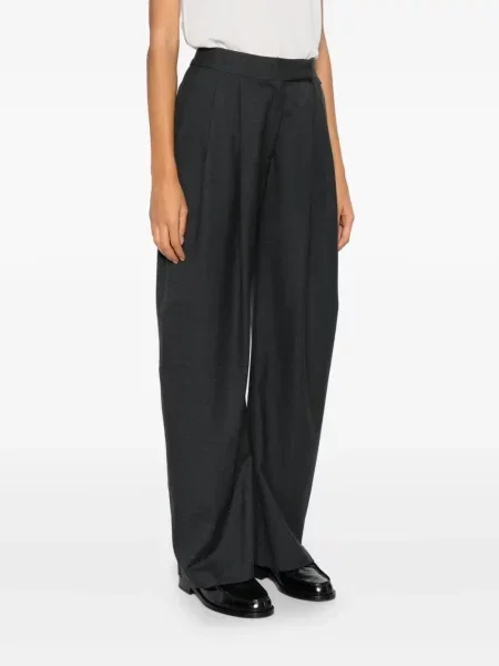 Pantaloni Herno plisate gri