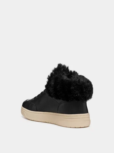 Кожаные кеды Geox черные