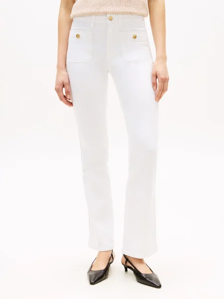 TOMMY HILFIGER Džínsy denim biely