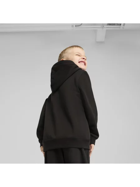 PUMA Dziecięca polarowa bluza z kapturem ESS z logo No. 1 Odzież czarny