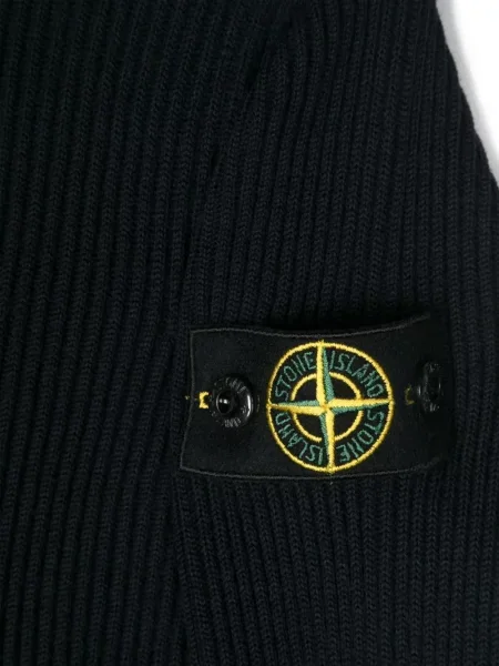 Sweter dziecięcy Stone Island czarny