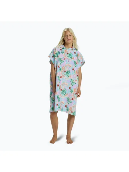 Prosoape cu glugă Billabong pentru femei poncho de înot de coastă albastru