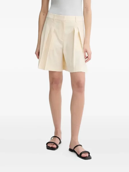 Pantaloni scurți Theory plisate