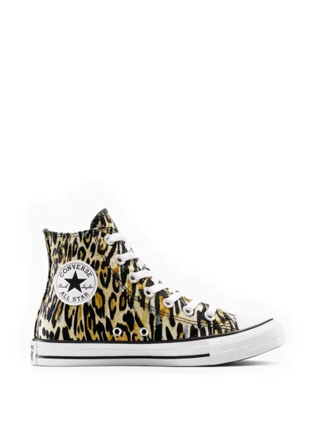 Sneakerși Converse Chuck 70 cu model leopard cu mărgele negru