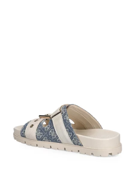 Sandale Guess cu imagine cu cataramă albastru