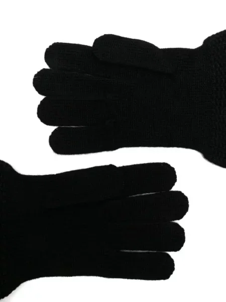 Mănuși Yohji Yamamoto tricotate negru