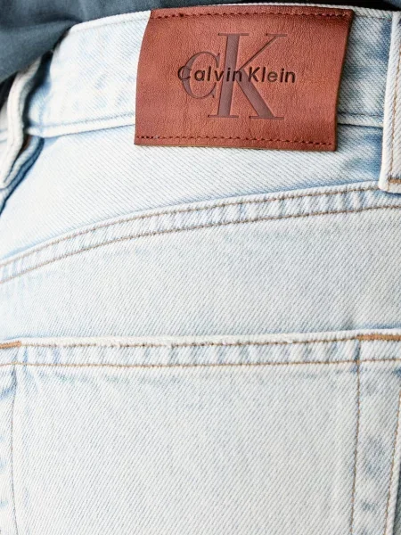 Calvin Klein Jeans дънки прави дамски синьо