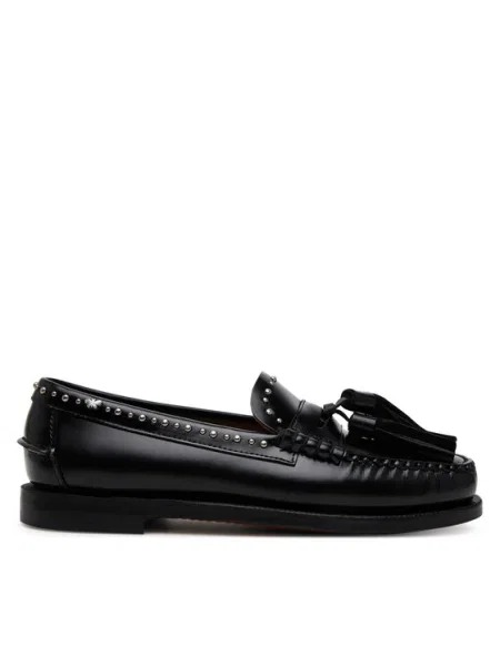 Pantofi loafer Weekend Max Mara din piele negru