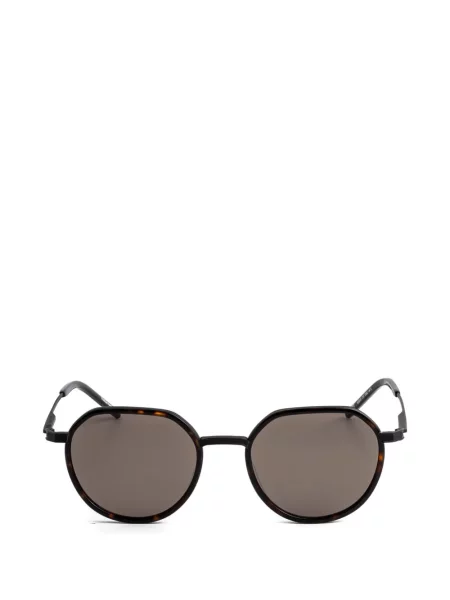Ochelari de soare ovali Kaleos cu imprimeu geometric maro