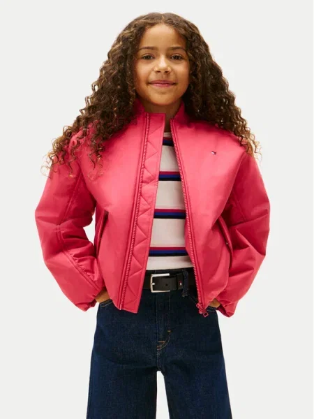 Tommy Hilfiger Bomber dzseki rózsaszín
