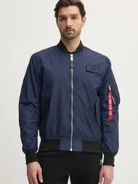 Alpha Industries geaca bomber TTC marin de tranzitie albastru