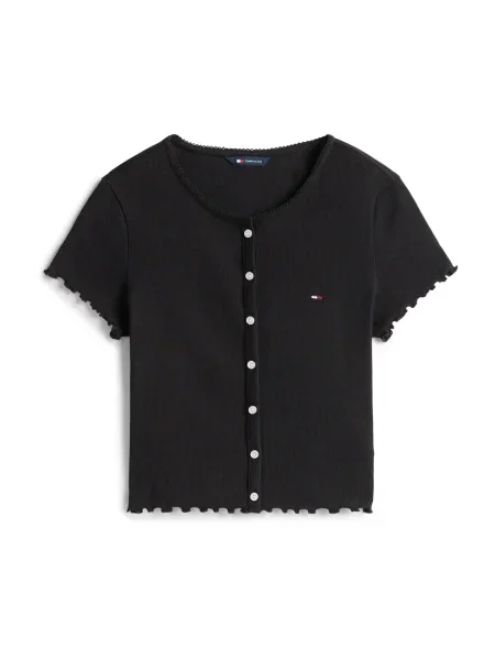 Tommy Jeans Geacă tricotată negru