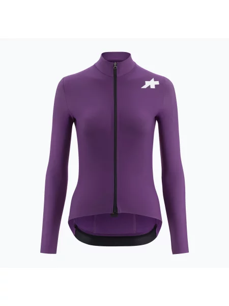 Ciclism tricou cu mânecă lungă Assos din jerseu violet