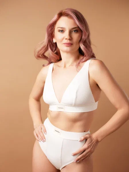 Бюстгальтер brabrabra молочний