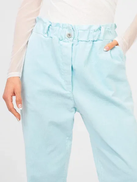 Pantaloni Italy Moda alb