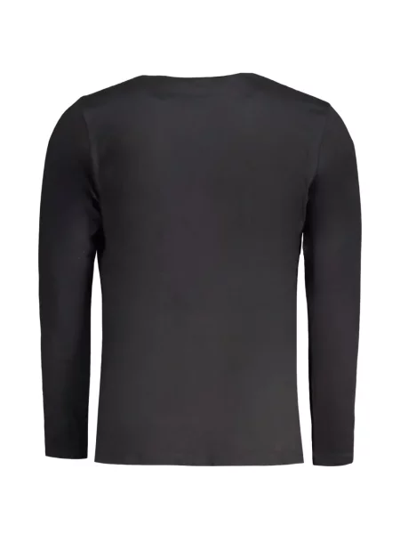 Lung tricou Pepe Jeans cu imagine negru