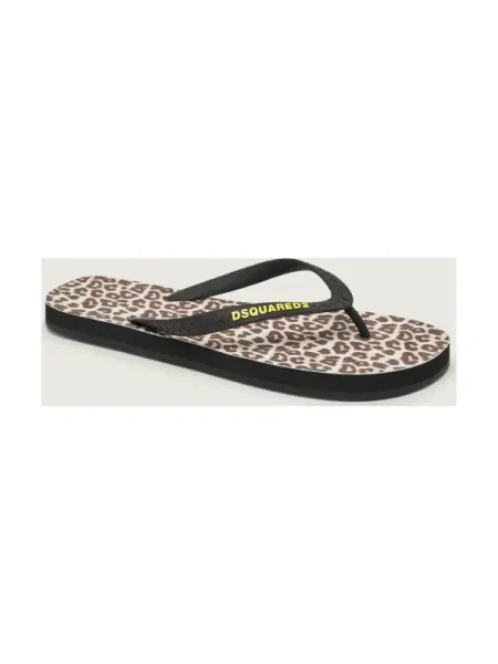 Șlapi Dsquared2 bej