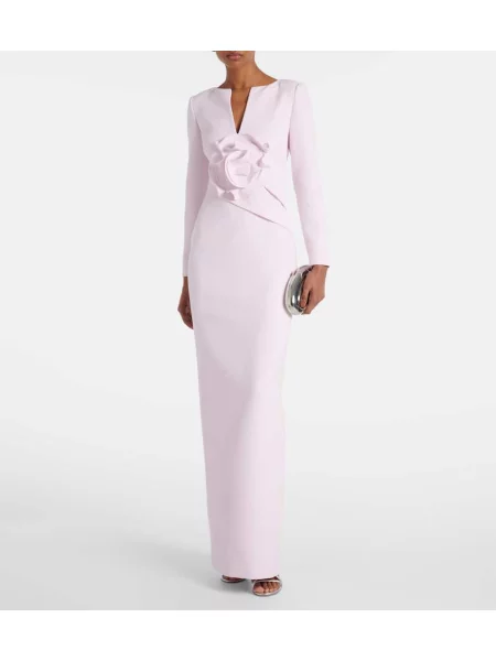 Kvetinové šaty Roland Mouret ružová
