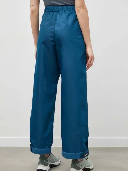 Kalhoty Lovechild široké high waist modré