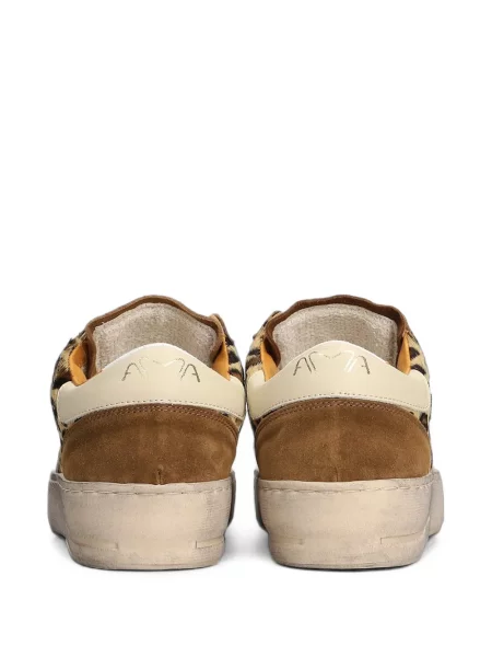Leopárdmintás sneaker Ama Brand nyomtatás barna
