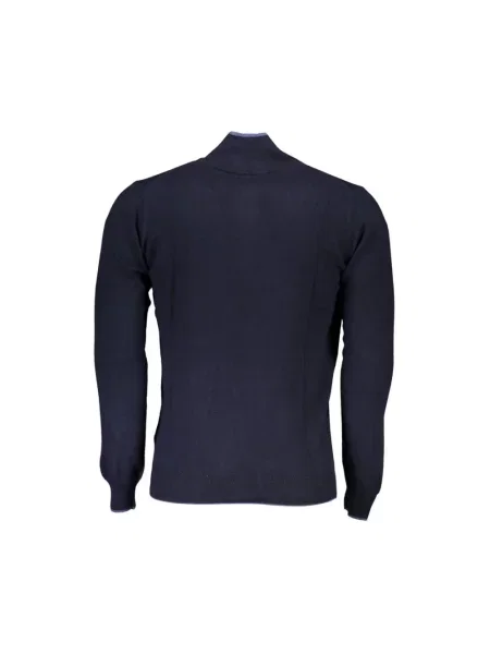 Sweter z golfem North Sails z kaszmiru niebieski