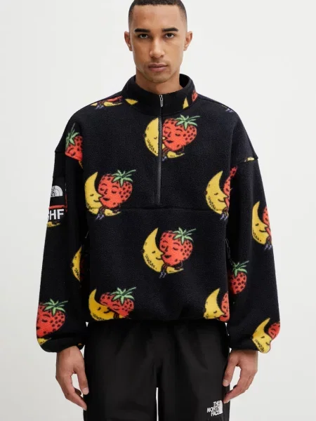 The North Face The North Face x SHF μπλούζα fleece ανδρική μαύρο