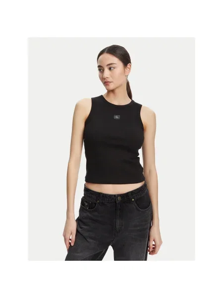 Calvin Klein Jeans Felső Slim Fit fekete