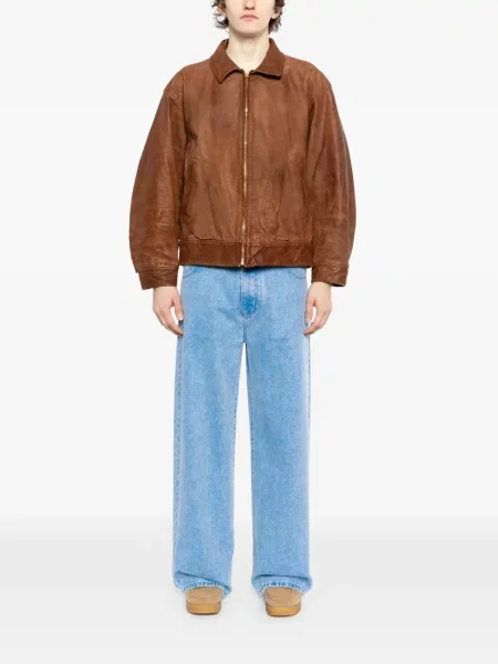 Geanta de piele Visvim maro