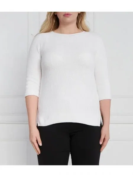 Persona by Marina Rinaldi Pulover PLUS SIZE alb