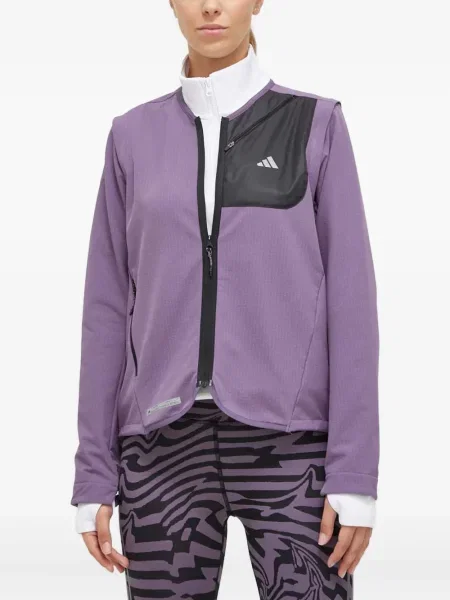 Sneakerși Adidas cu șireturi din dantelă violet