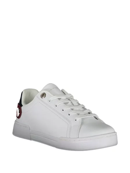 Sneakerși Tommy Hilfiger din piele alb