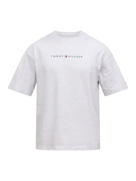 Tommy Hilfiger Underwear Tricou bleumarin / gri deschis / roșu alb