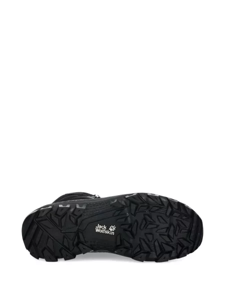 Зимни обувки за сняг Jack Wolfskin с връзки с дантела черно