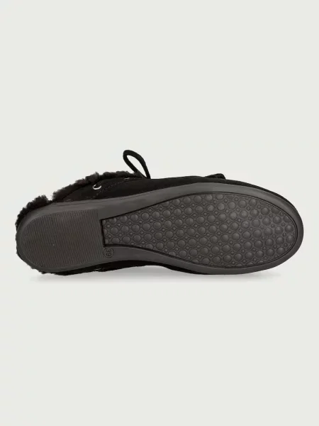 Posa női velúr papucs Boat Loafer Mule barna