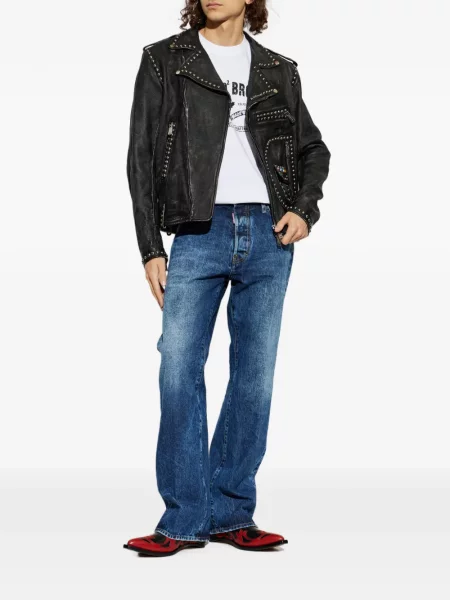 Tricou Dsquared2 cu imagine alb